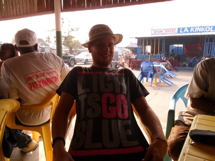 LightsGoBlue Tshirt In The Congo!
